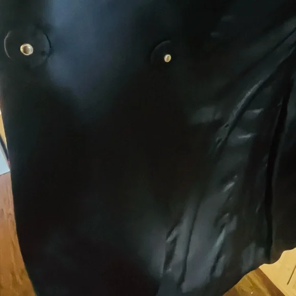 Zara Elegant Santin blend Black Vest Blazer - Picture 6 of 8